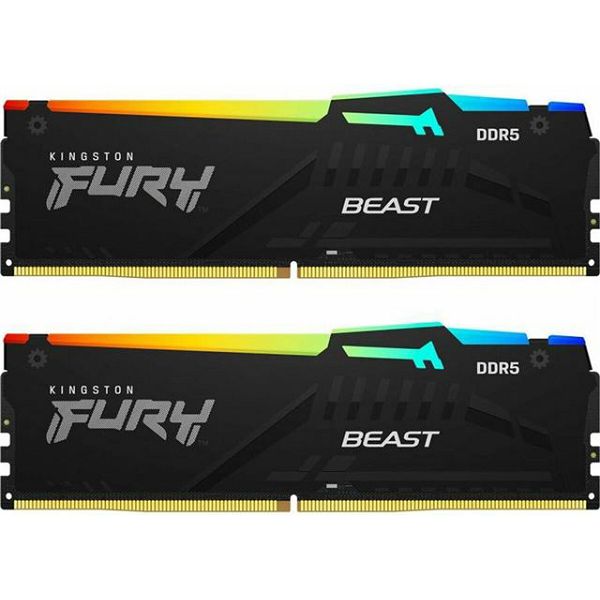 MEM DDR5 32GB (2x16) 6000MHz FURY Beast RGB KF560C40BBAK2-32