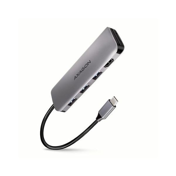 USB HUB AXAGON HMC-HCR3A 3xUSB-C 3.2 + HDMI, 20cm