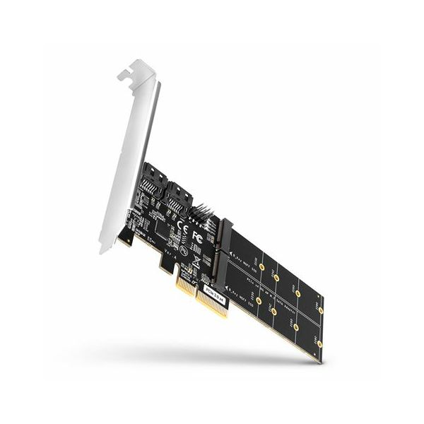 AXAGON PCES-SA4M2 PCIe Controller 2x Int./Ext. SATA III 6G ASMedia