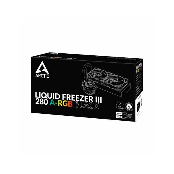 Vodeno hlađenje za procesor Arctic Liquid Freezer III 280 A-RGB(black)