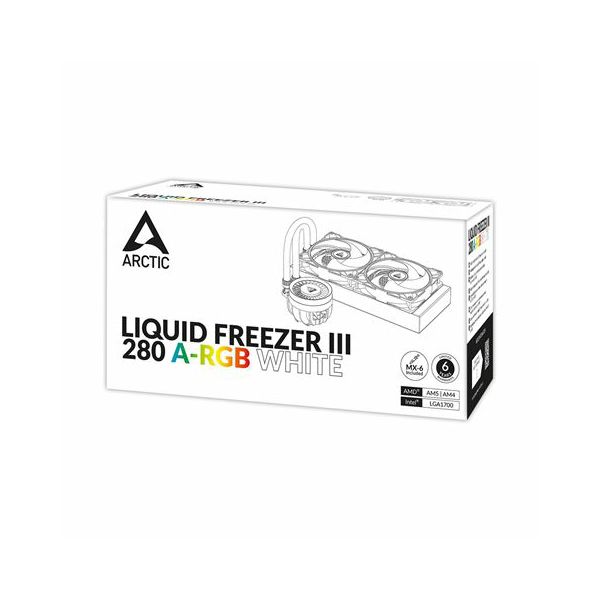 Vodeno hlađenje za procesor Arctic Liquid Freezer III 280 A-RGB(white)