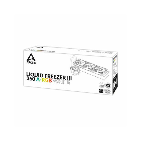 Vodeno hlađenje za procesor Arctic Liquid Freezer III 360 A-RGB(white)