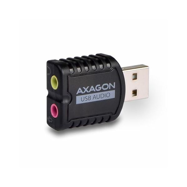 AXAGON ADA-10 USB2.0 - Stereo Audio Mini Adapter