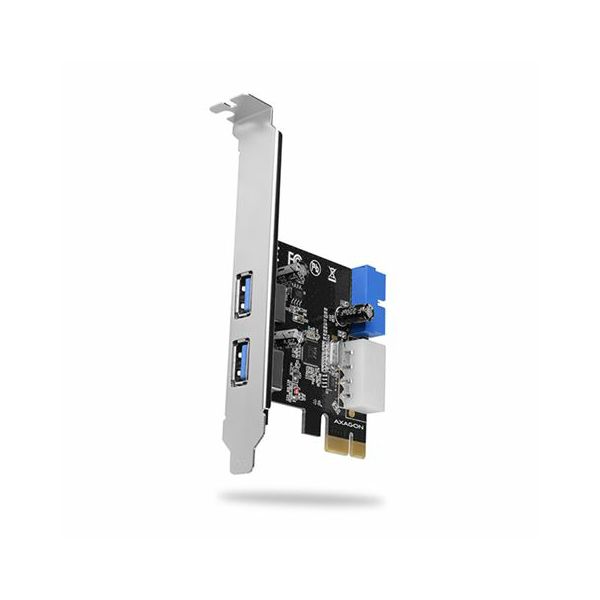 AXAGON PCEU-232VL PCIe Adapter USB 3.2Gen1 x4 (2xfront + 2xinternal)