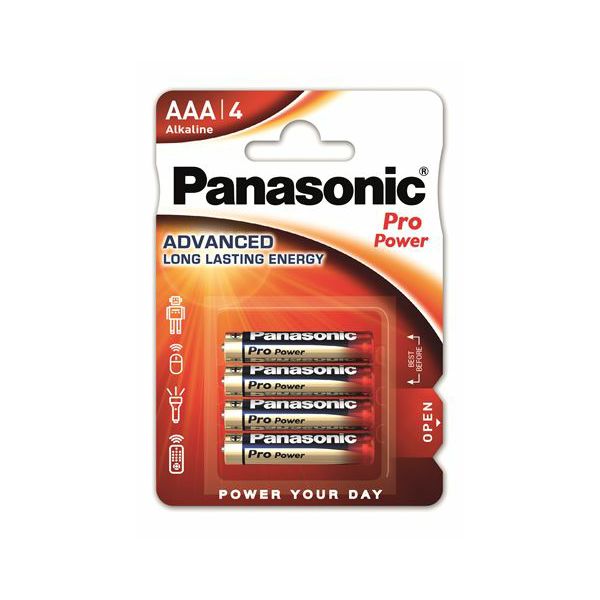 PANASONIC baterije LR03PPG/4BP Alkaline Pro Power