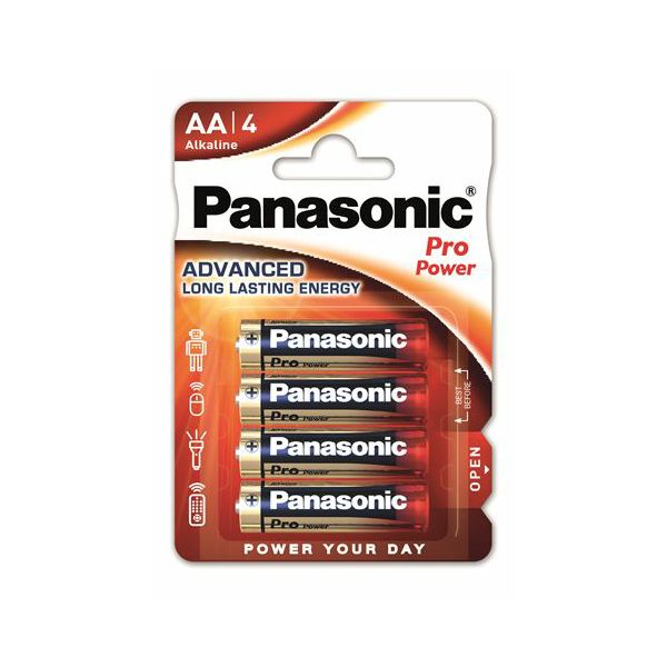 PANASONIC baterije LR6PPG/4BP Alkaline Pro Power