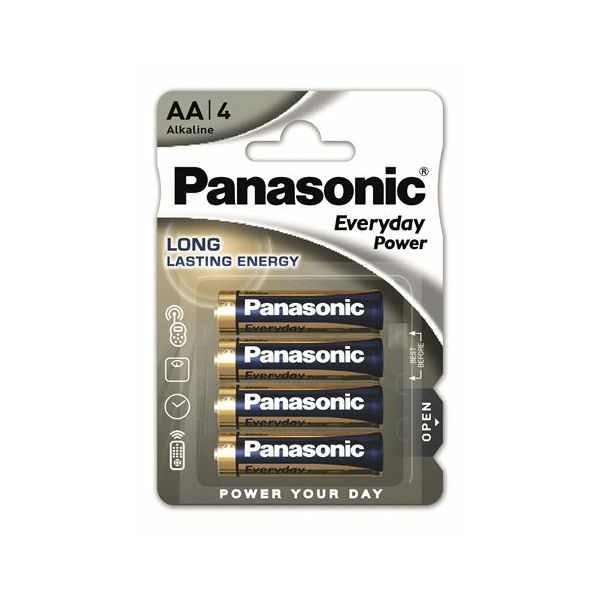 PANASONIC baterije LR6EPS/4BP Alkaline Everyday Power