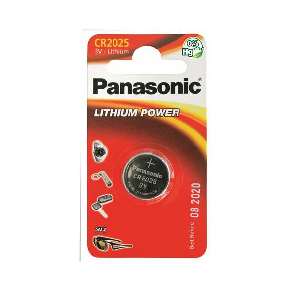 PANASONIC baterije CR-2025EL/1B  Lithium Coin