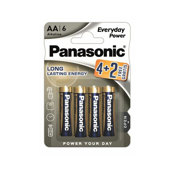 PANASONIC baterije LR6EPS/6BP 4+2F