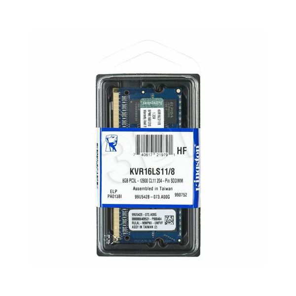 Memorija za prijenosna računala Kingston DDR3L 8GB 1600MHz