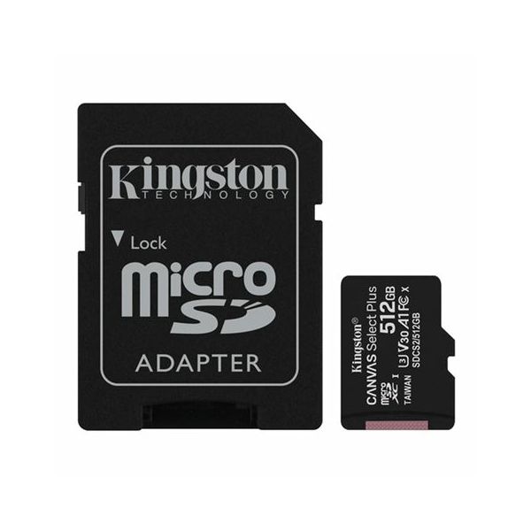 MEM SD MICRO 512GB Canvas Plus + ADP