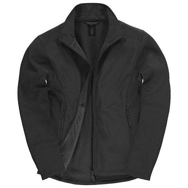 Jakna zip unisex B&C ID.701 Softshell crna L