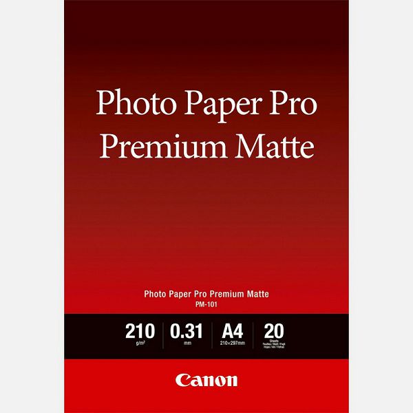 Canon Photo Paper Premium Matte PM101 - A4 - 20L