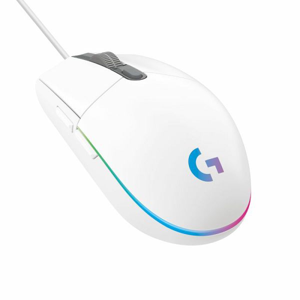 Logitech G102 LIGHTSYNC, bijeli