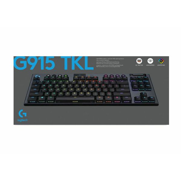 Logitech G915 TKL, bežična tipkovnica, linear